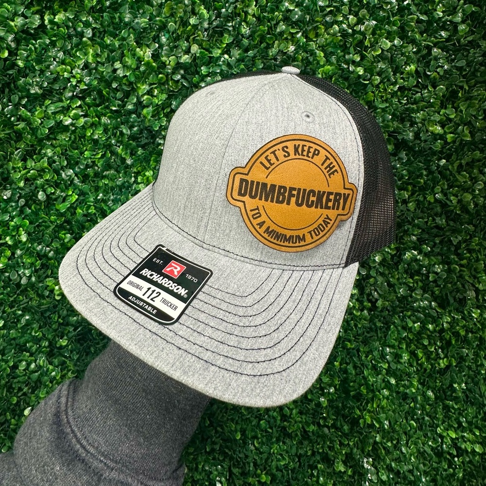 Richardson Gray and Black Trucker Hat